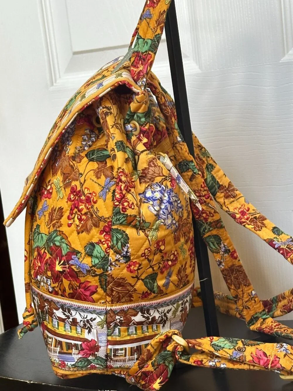 VERA BRADLEY X GILMORE GIRLS ORIGINAL DRAWSTRING BACKPACK:NWT G.G. AUTUMN